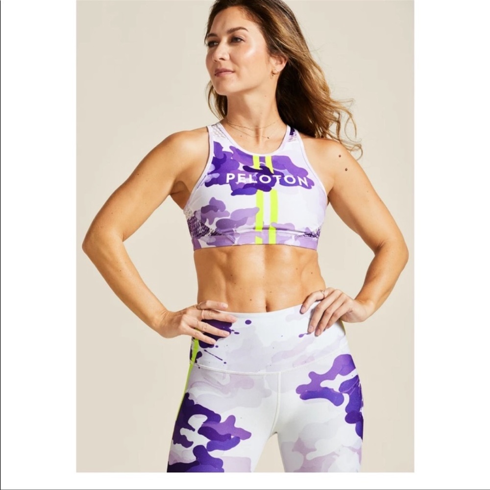 Nwot camo peloton sports bra